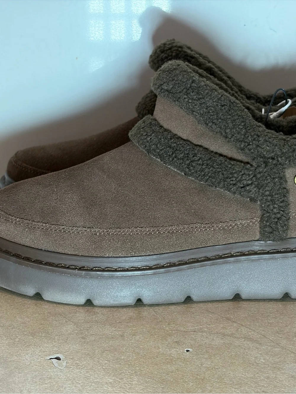 BOBS from Skechers Brown Cozy Slip-On Ankle Booties